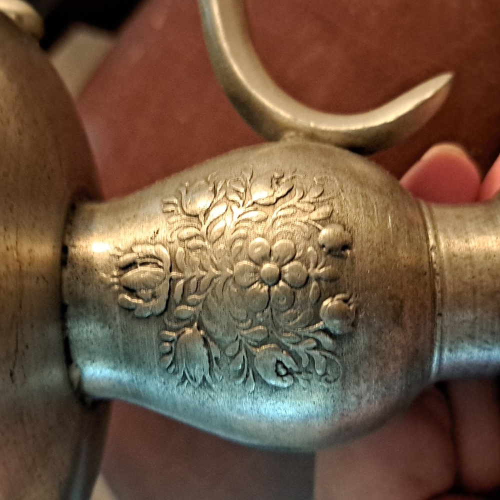 Vintage Artina Sks Zinn Pewter German Candle Holder - Picture 7 of 7